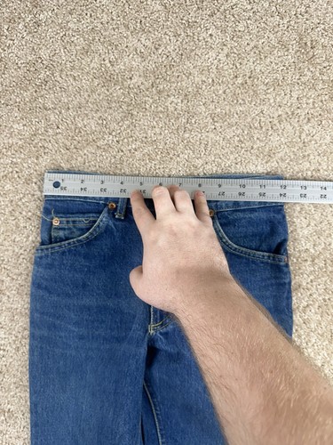 Vintage 80s 90s Lee Riders Youth Boys Slim Straight Denim Jeans Size 10 Reg - Picture 6 of 9