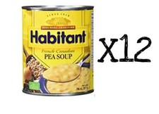 12 Large Cans of Habitant French Canadian Spl...