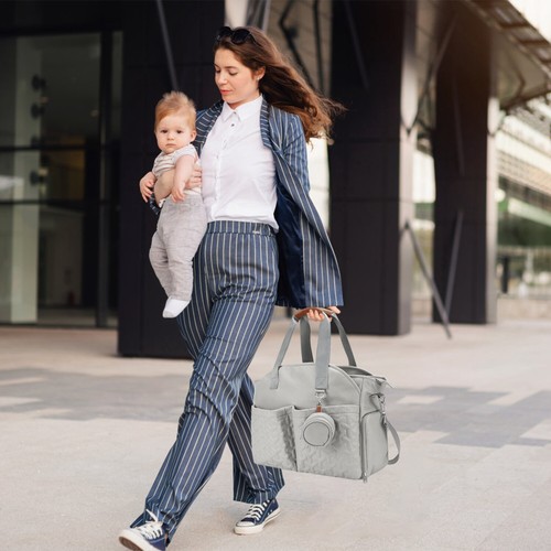 Baby Nappy Diaper Pump Bag Mummy Maternity Large Capacity Baby Travel Backpack - Picture 21 of 25