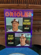 2013 Topps Heritage Chrome Purple Refractor Manny Machado RC