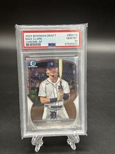 Max Clark 2023 Bowman Chrome Draft Image Variation SP PSA 10 Gem Mint Lot116