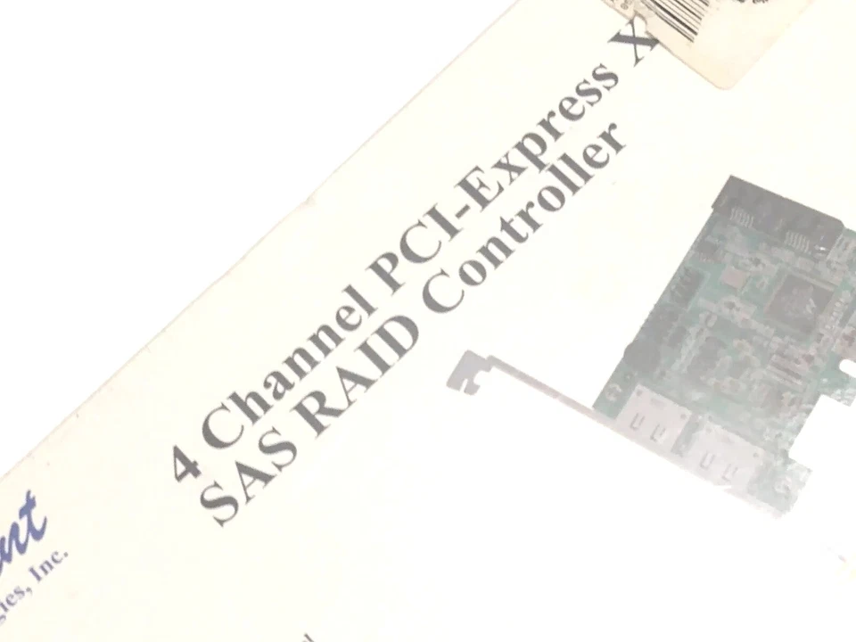 High Point Technologies Inc. 4 Channel PCI Express X4 SAS RAID Controller Rocket - Image 2 of 4