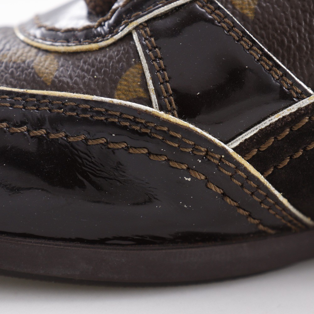 Louis Vuitton Low-top Sneakers Monogram Brown Canvas Size 37 US About 6 Women's thumbnail 11