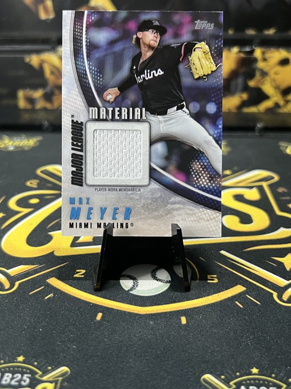 2025 Topps Series 1 - Major League Material Max Meyer #MLM-MME (MEM)