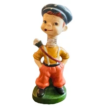 VINTAGE BOBBLEHEAD Nodder Golfer 1950s Figurine Lipper & Mann See Description