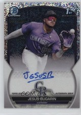 2023 Bowman Chrome Prospect Speckle Refractor /299 Jesus Bugarin Auto 4f5
