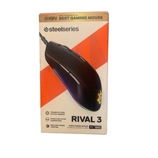 NEW STEELSERIES RIVAL 3 GAMING MOUSE - 8500 CPI TRUE MOVE CORE BLACK