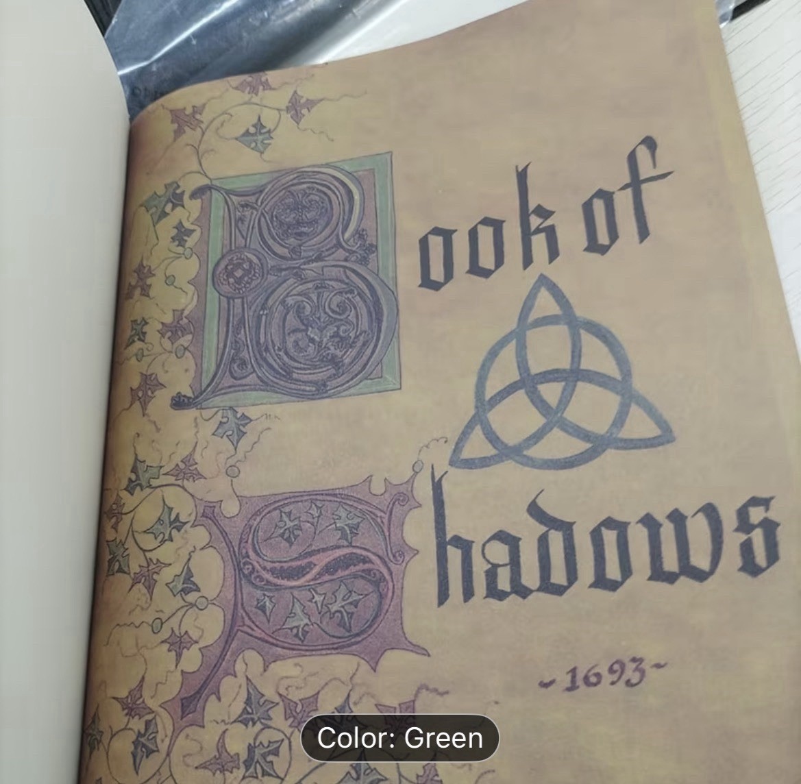 New sealed charmed book of shadows replica