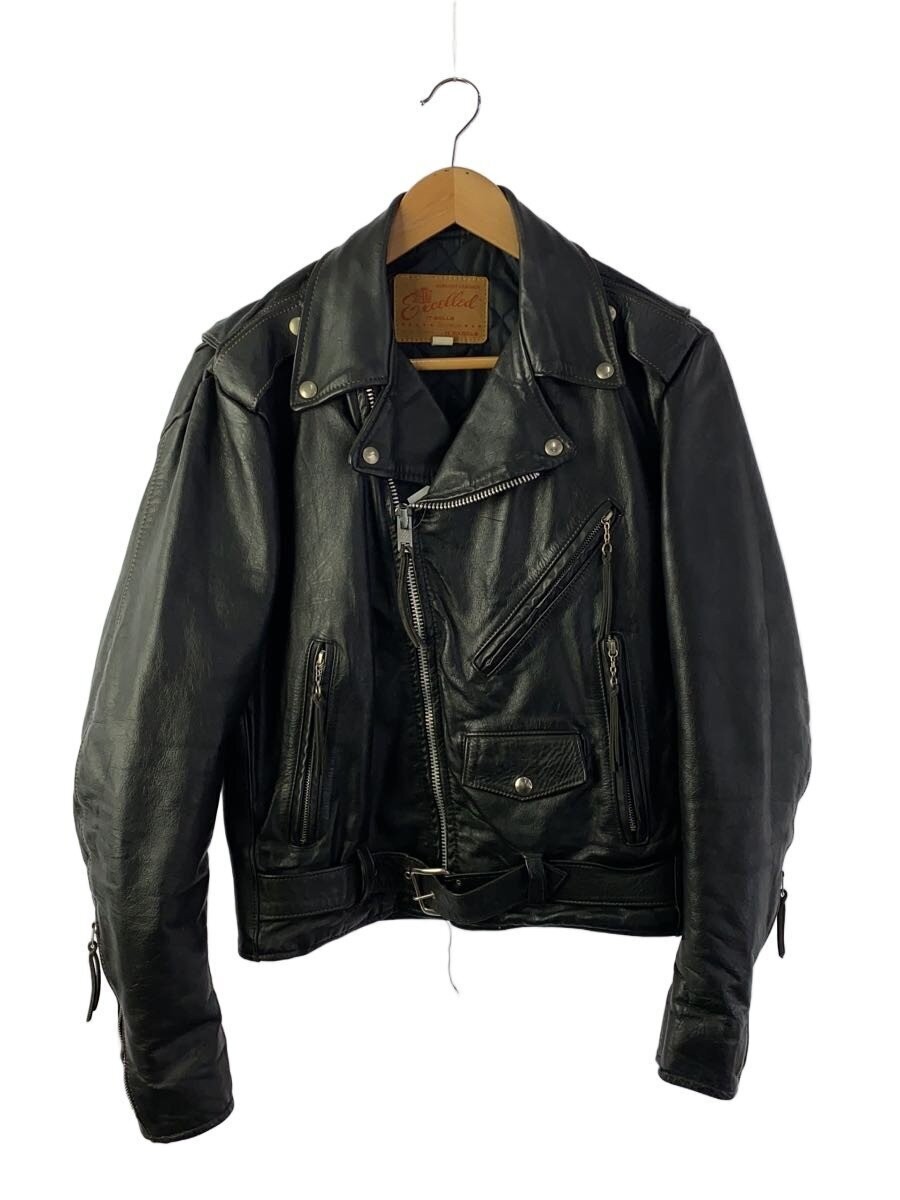 Excelled Double Riders Jacket/36/Leather/Blk 2256