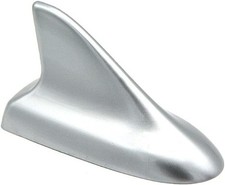 Auto Car Shark Fin Universal Roof Antenna Dummy Aerial for Decoration Silver