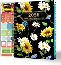 2026 Planner, Daily Weekly Monthly Planner, 2026 Calendar Planner (Jan 2026 - De