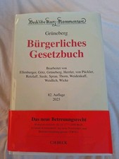 GRÜNEBERG BGB KOMMENTAR 82. AUFLAGE 2023 BÜ...