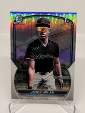 2023 Bowman Chrome #BCP-184 1st Janero Miller Refractor /499