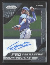 2020 Panini Prizm Baseball Vladimir Guerrero Jr. #PP-VG Pro Penmanship