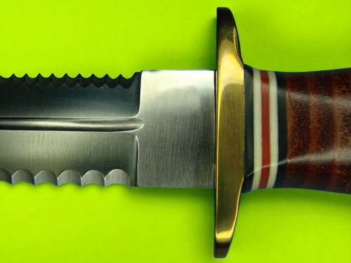 COLTELLO REPLICA PUGNALE DEL DESERTO ARTIGIANALE D-2 ACCIAIO SURVIVAL DA COLLEZIONE S.O.G - Foto 6 di 7