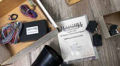 #ad Magnum Auto Security Systems Model 357 Vehicle Alarm System Vintage $76.50