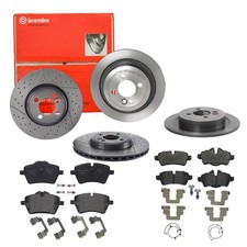 BREMBO BREMSSCHEIBEN Ø294mm + BREMSBELÄGE VORNE & HINTEN FÜR MINI MINI R56 R57