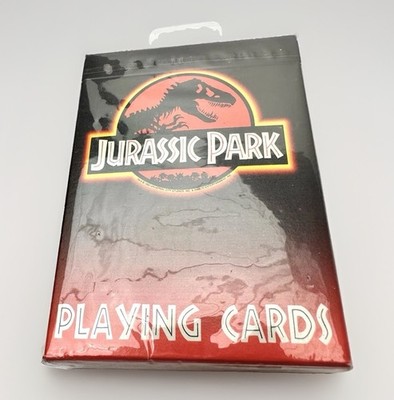 Jurassic Park Playing Cards by US Playing Card Company Factory Sealed 1993