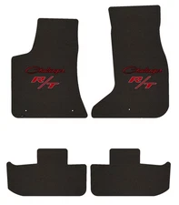 Lloyd Berber Mat Set for '17-22 Challenger w/Red on Black Challenger w/Red on Bl