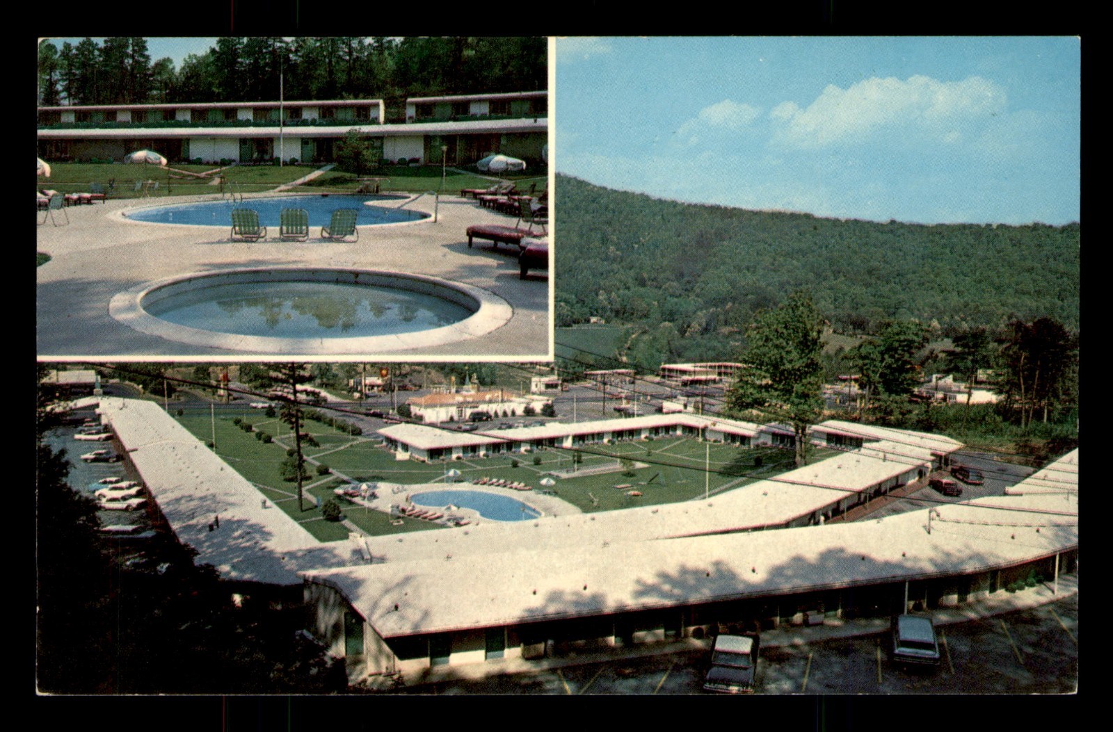 Howard Johnsons Motor Lodge & Restaurant Asheville NC Multiview Unp Postcard