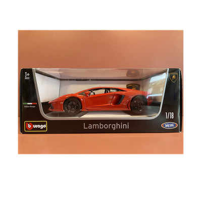 Bburago Lamborghini Aventador LP 700-4 1:18 Diecast Metal Red Car