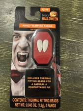 Adult Vampire Fangs Thermal Fit Costume Halloween Reusable Fake Teeth Cosplay