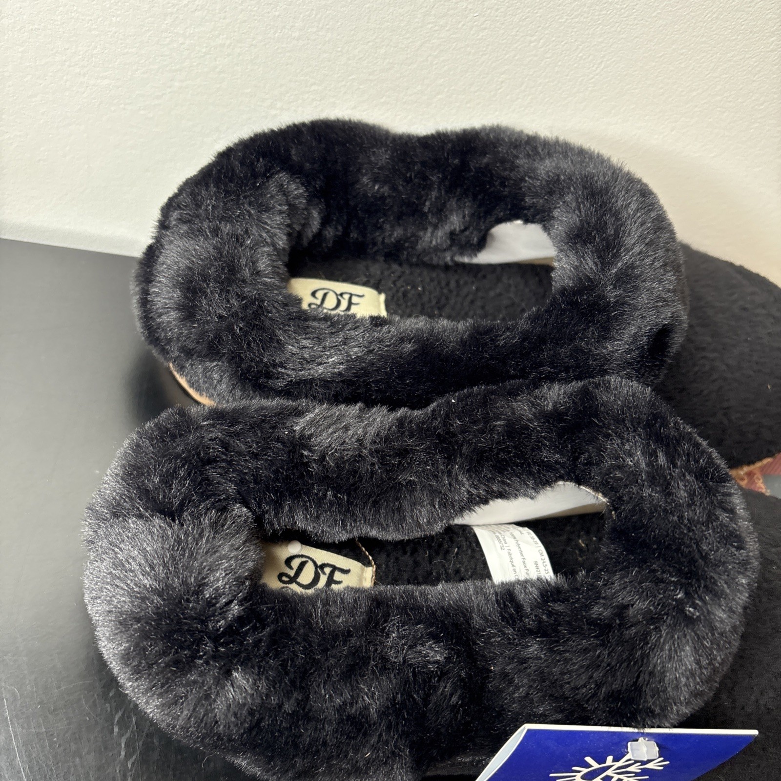 APL Dearfoams Ciabatte Uomo Memory Foam NERE Taglia M 7 8 NUOVISSIME