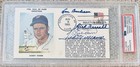 Red Sox 1986 Signed Cover Ted Williams & Rick Farrell Nice Autograph PSA/DNA