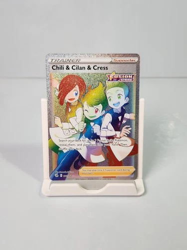 Chili & Cilan & Cress 273/264 Secret Rare SWSH Fusion Strike Pokemon