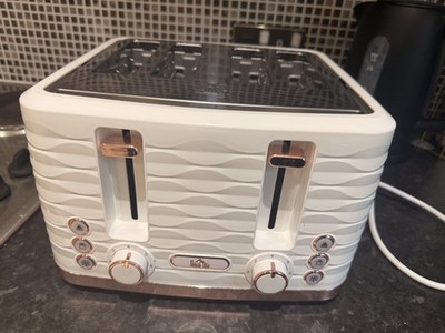 4-Scheiben-Toaster, aufwärmen/auftauen/abbrechen, 7 Bräunungsstufen