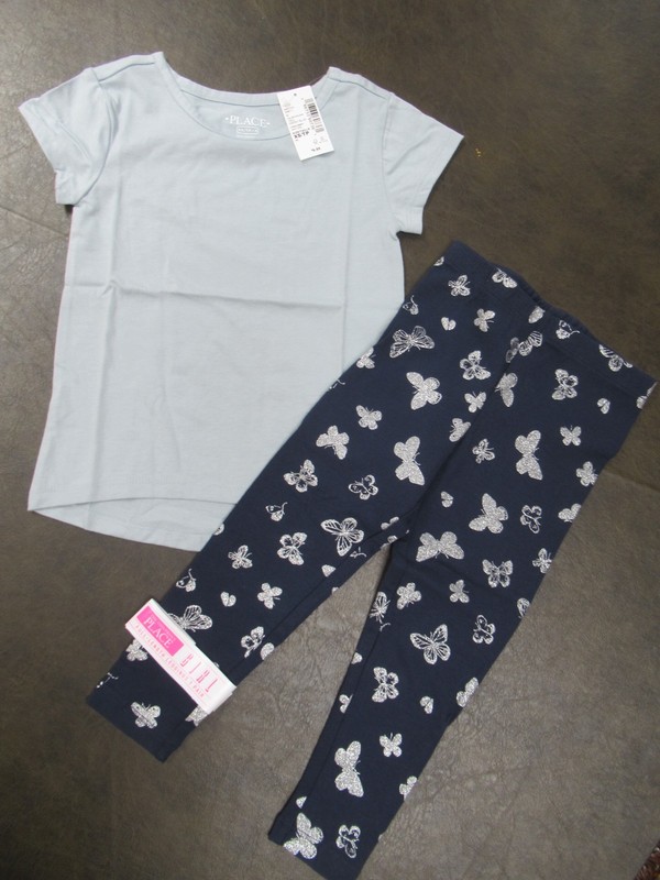 The Children's Place Girls Size 4 Legging & Shirt Set  New With Tags!