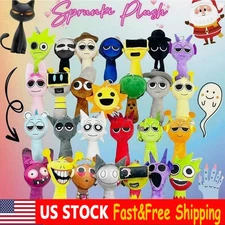 Sprunki Plush Toy Doll Simon Oren Wenda Sprunki Plushies Stuffed Doll Kids Gifts