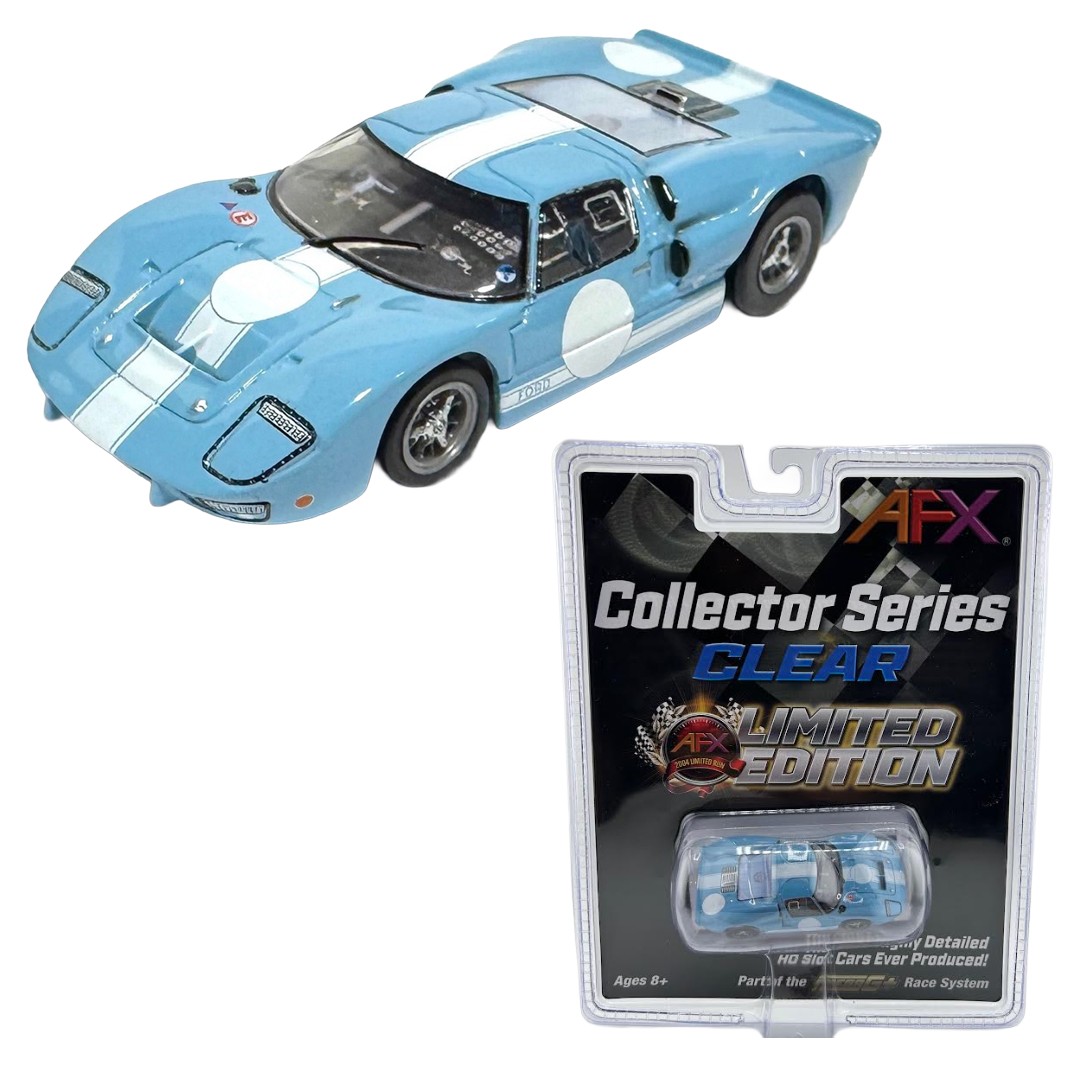 AFX 22130 MegaG+ FORD GT40 CHASSIS #1085 Slot Car Limited Edition +Sticker Sheet