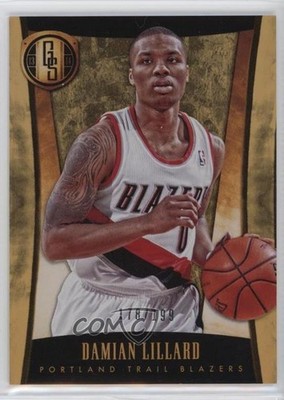 2013-14 Panini Gold Standard 178/199 Damian Lillard #198 0c6