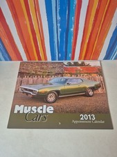 Muscle Cars Official 2013 Appointment Calendar Chevrolet Dodge Ford Shelby GTX