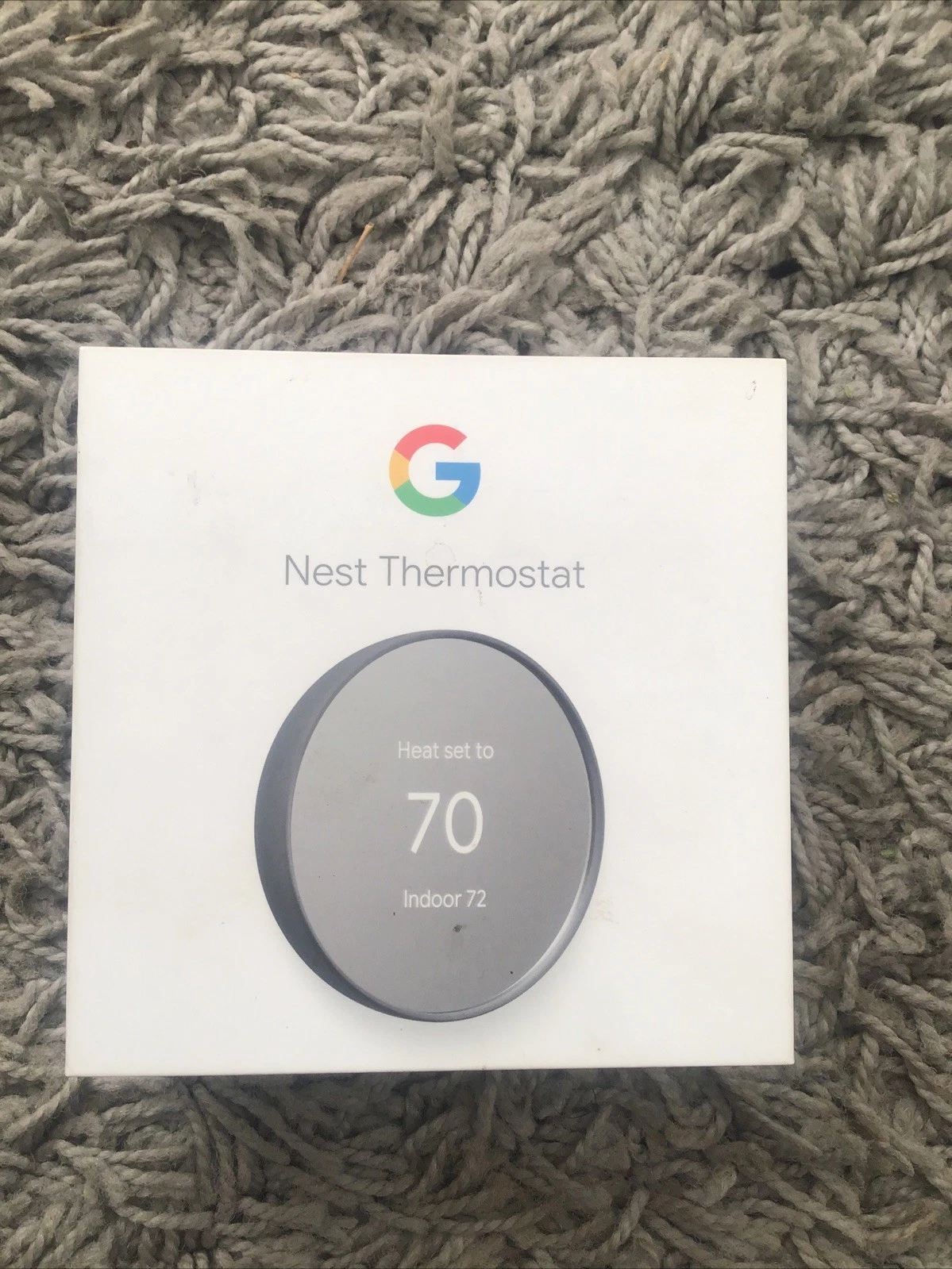 Google Nest Smart Thermostat, Charcoal - GA02081-CA