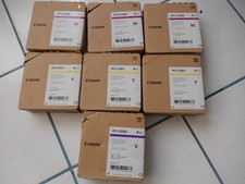 7 Canon Cartridges PFI-2100Y Yellow, PFI-2100M Magenta PFl-2300V Purple