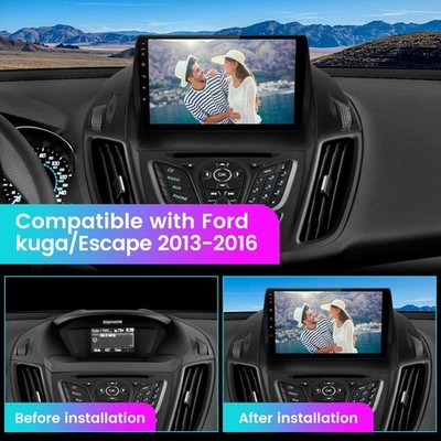 4+64G For Ford Escape 2013-19 Android AUTO Car Radio Stereo Carplay GPS 1280*800