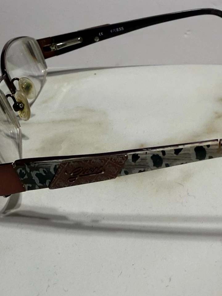 Monturas para gafas GUESS GU1795 GRY 50-18-135 metal logotipo rectangular borde completo negro Foto 3 de 4