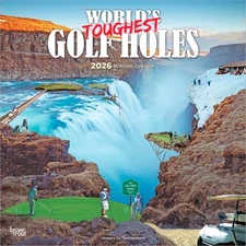 World's Toughest Golf Holes OFFICIAL | 2026 12x24" (Hanging) Wall Calendar