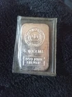 5 gram silver bar .999 Fine