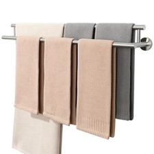 Alise Double Towel Bar, 32" Brushed Nickel, Wall Mount, SUS304 Stainless Steel