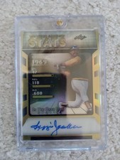 REGGIE JACKSON 2025 LEAF IN THE GAME USED VIDEO GAMES SILVER A AUTO /20 HoF!!!