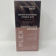 Revolution Hair Plex Chocolate Brown Bond Restore Toner Kit