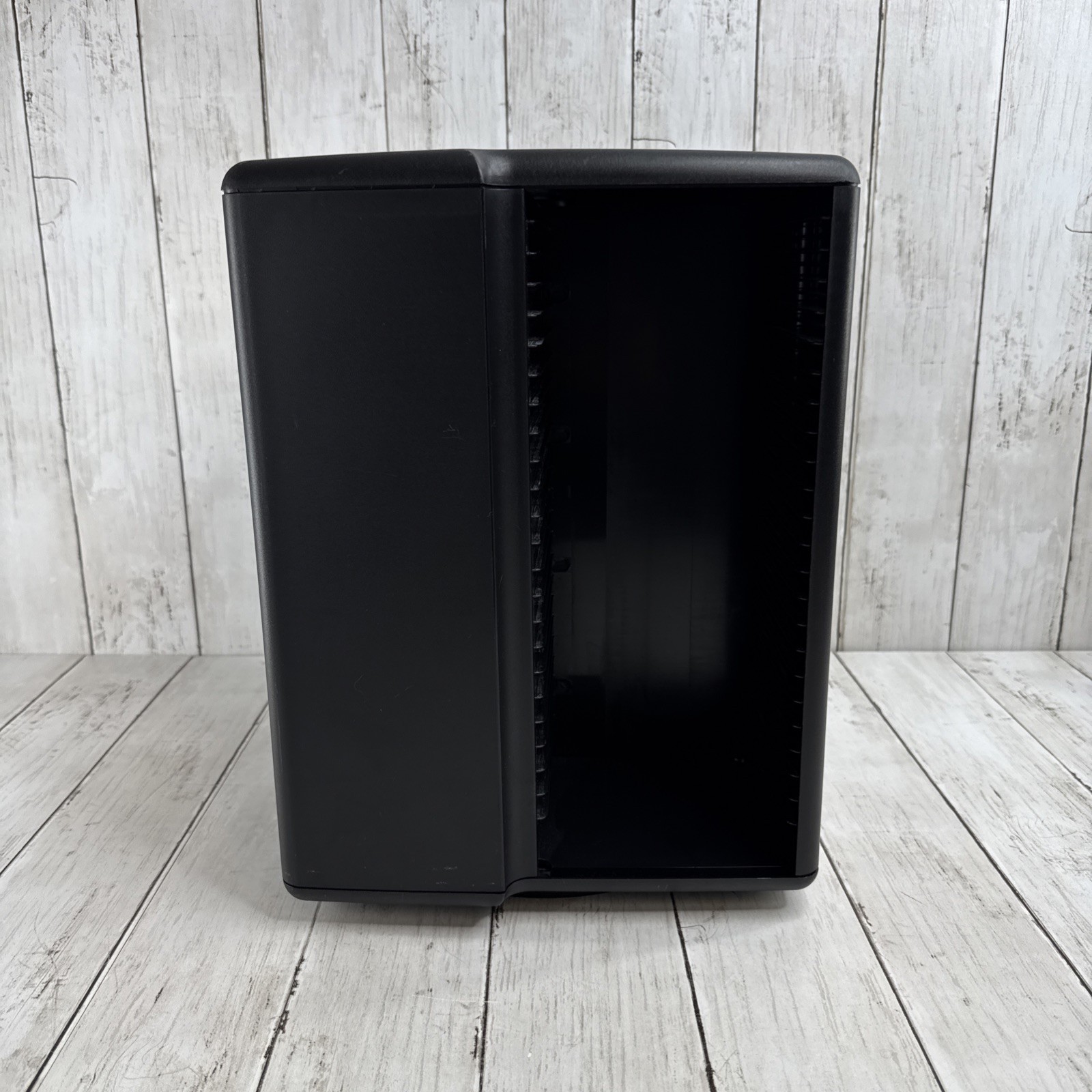 Laserline 100 Cd Storage Tower Revolving Carousel black 4 sided