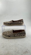 Toms Womens Multicolor Leopard Print Slip-On Casual Loafer Shoes Size 9