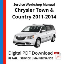 Chrysler Town Country 2011-2014 Service Workshop Manual