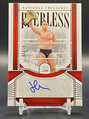 Gunther 2024 Panini National Treasures WWE Auto #/35 Peerless #PL-GTH Wrestling