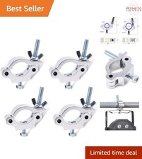 Heavy Duty Aluminum Truss Clamp Set Pack of 4 for Stage Lighting 660lb Capacity