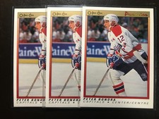 Peter Bondra (3) 1990-91 O-Pee-Chee Premier #7 ROOKIE RC SP CAPITALS NICE!!